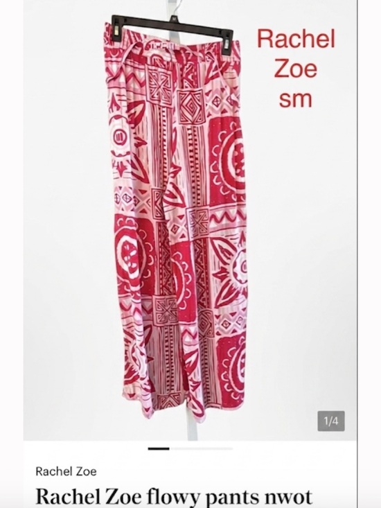 Rachel Zoe Pants - Rachel Zoe flowy pants nwot red pink